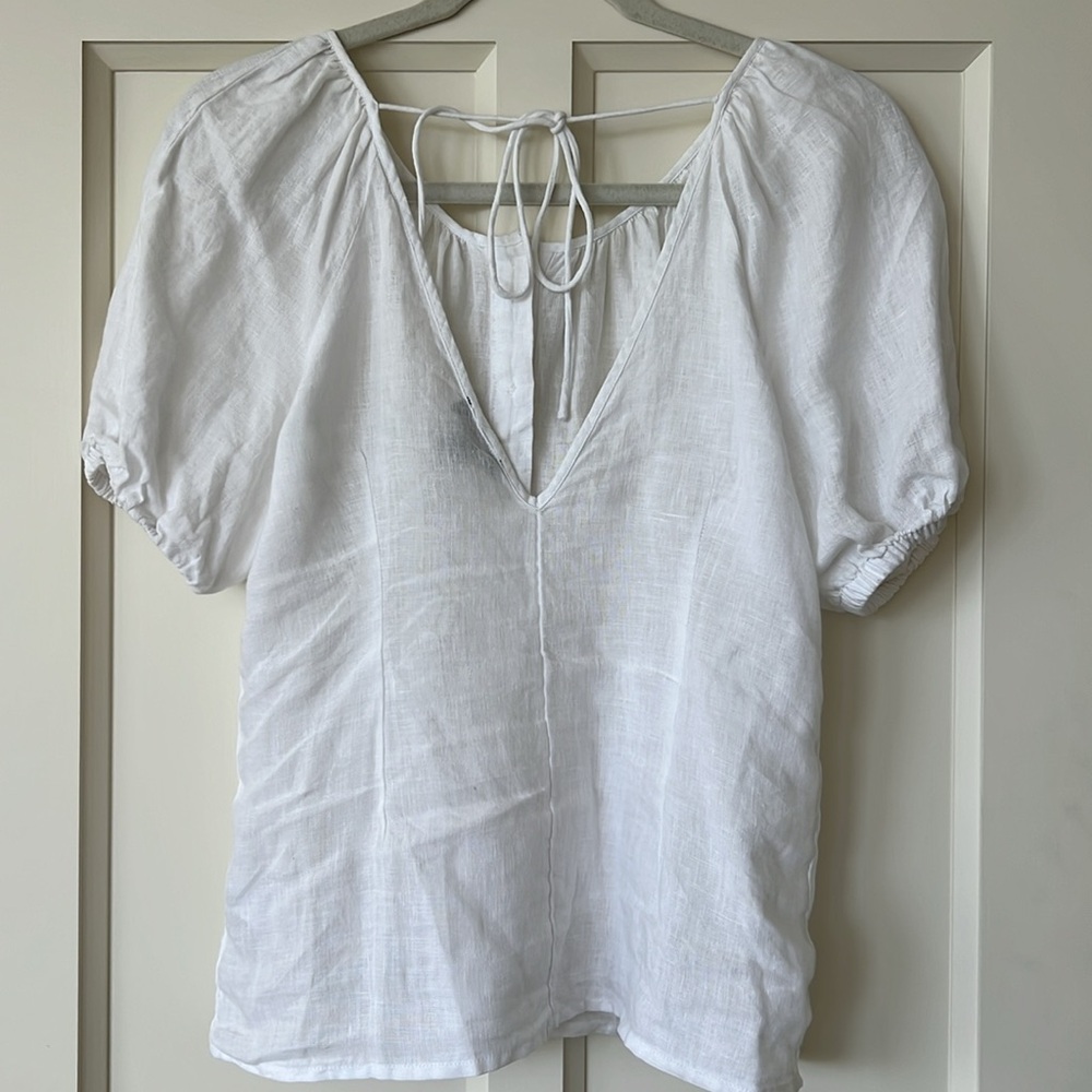 J. Crew linen top - Picture 2 of 2